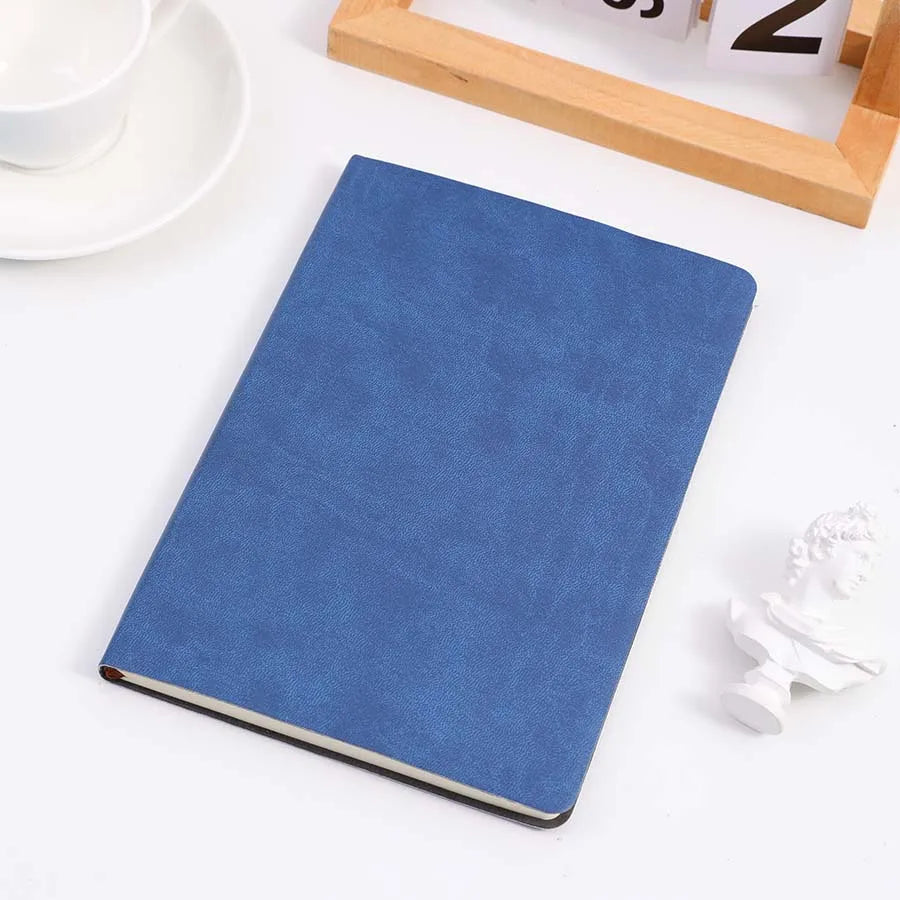 A5 Soft Leather Notebook – 120 Pages