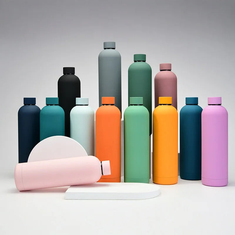American Style Vacuum Thermos Small-mouth 500/750ml Double Wall Sports Vacuum Water Bottle