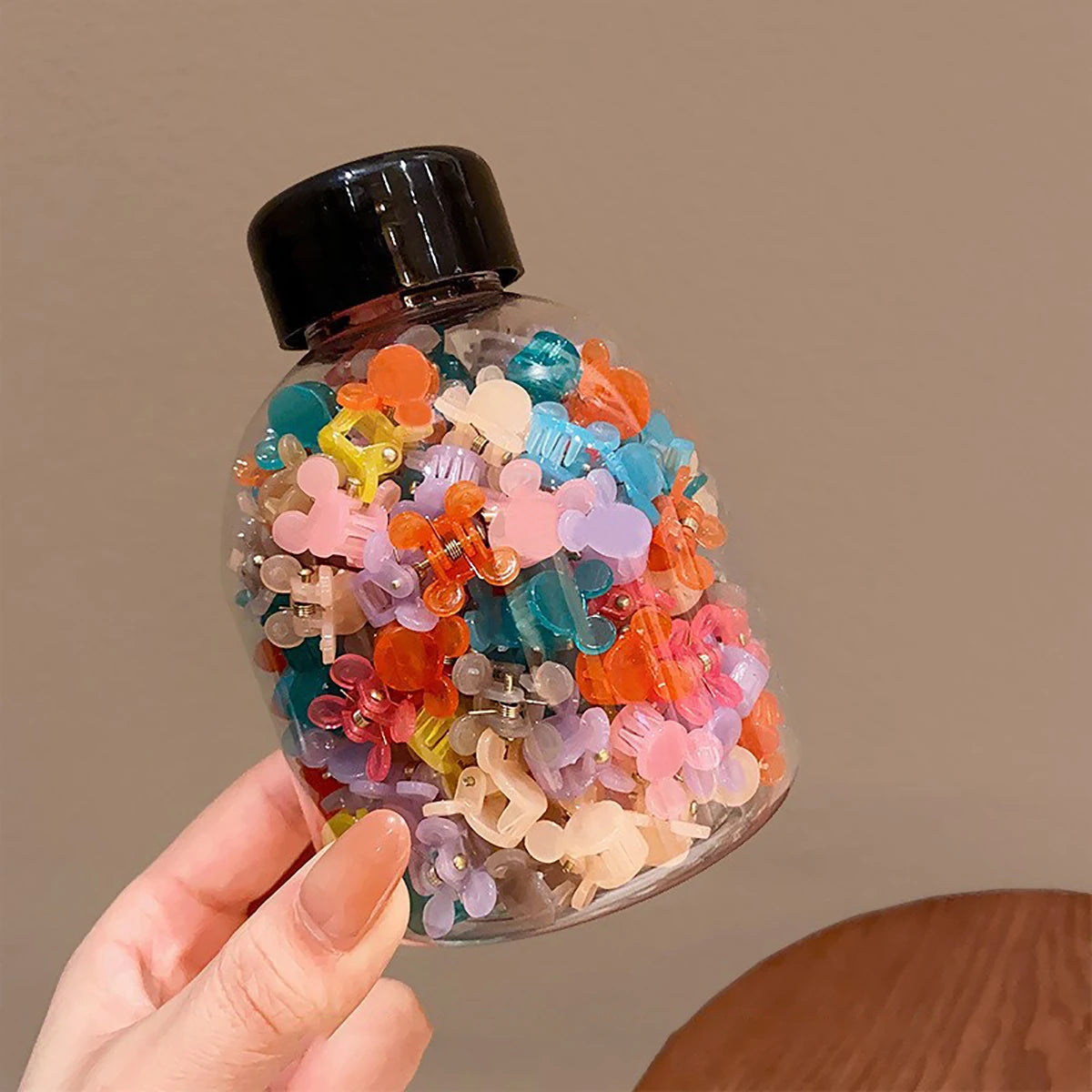 100pes/Can Girl Baby Bangs And Broken Hair Tool Hair Grabbing Claw Baby Small Mini Hair Clip, Hair Grabbing Accessory