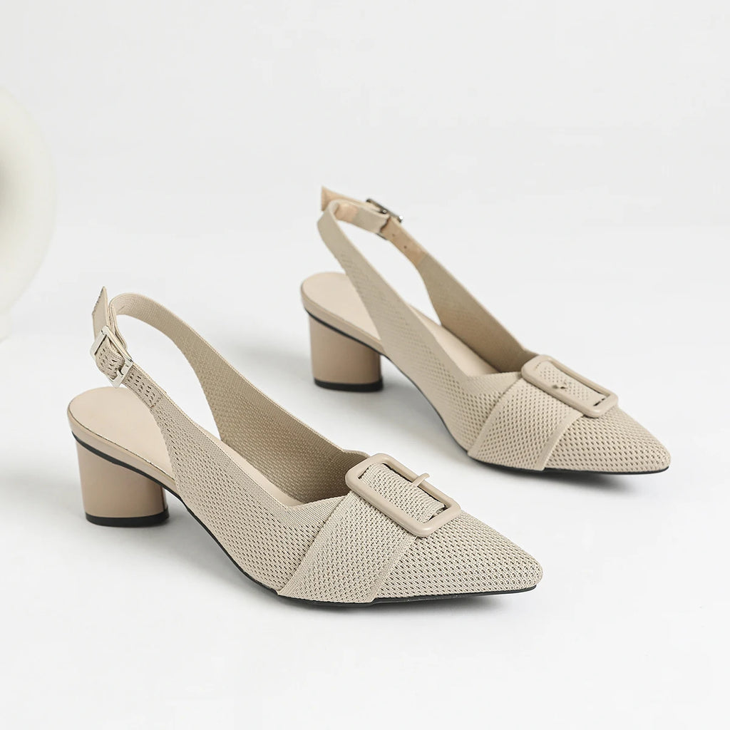 Women’s Knitted Pointed Heel Sandals