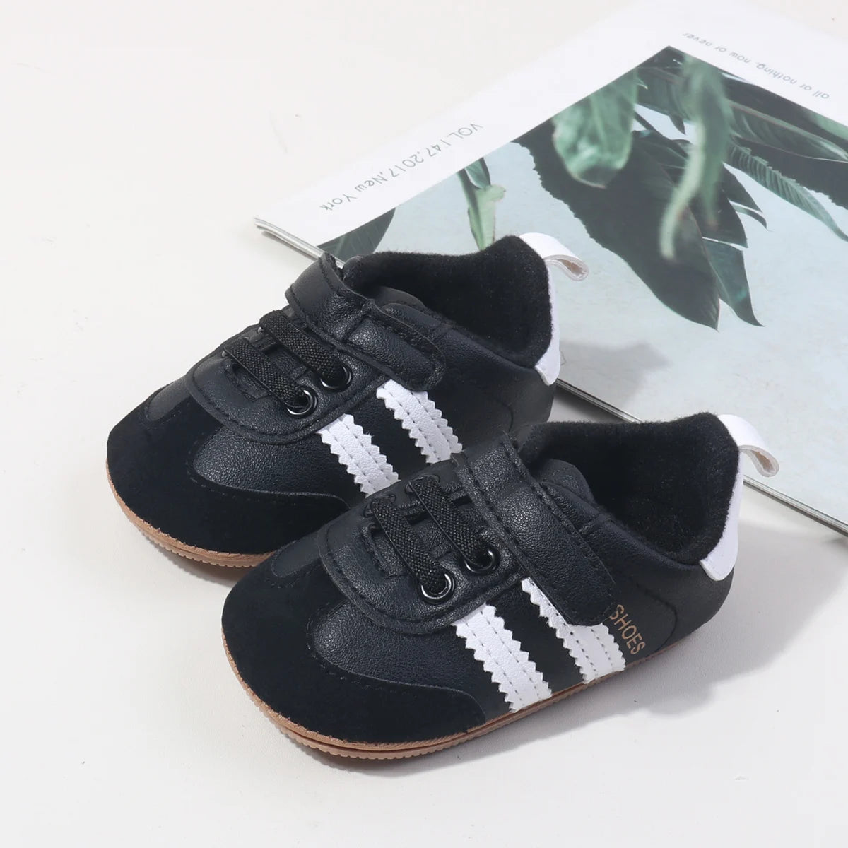 2025 Baby First Walking Shoes – Unisex PU Leather Toddler Sneakers 0-18M
