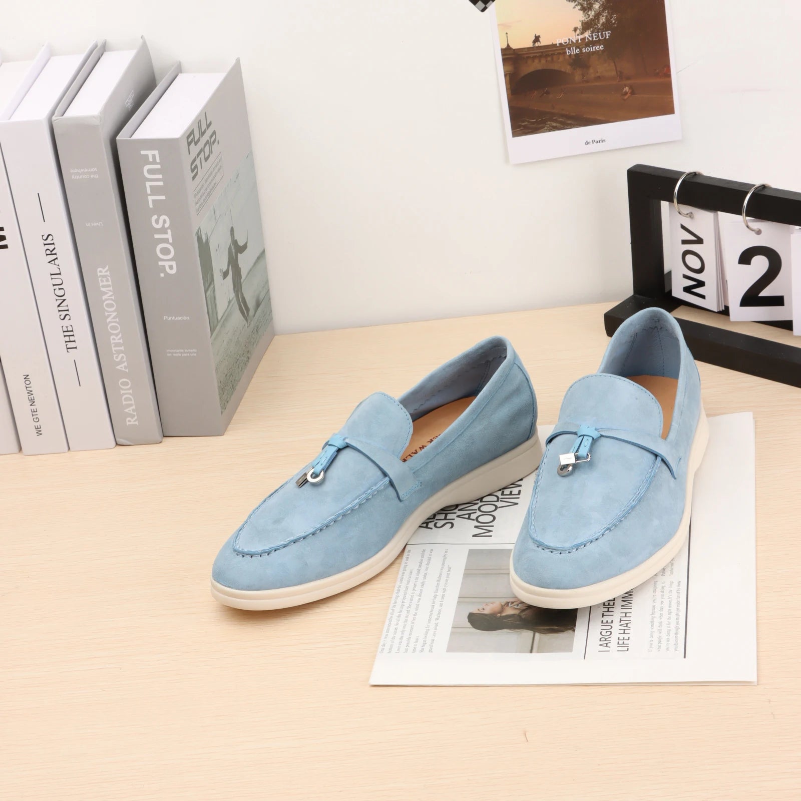 XOBZJH Leather Loafers