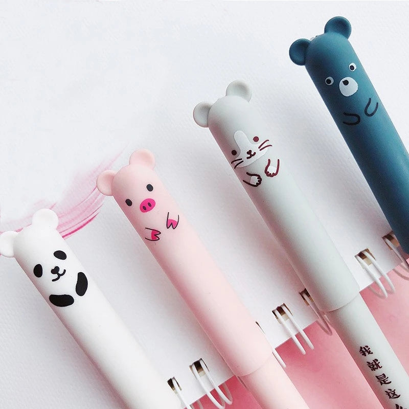 12pcs Panda Erasable Gel Pens – 0.5mm