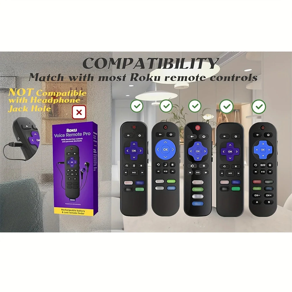 Glow Remote Cover Set – TCL/Hisense/Roku
