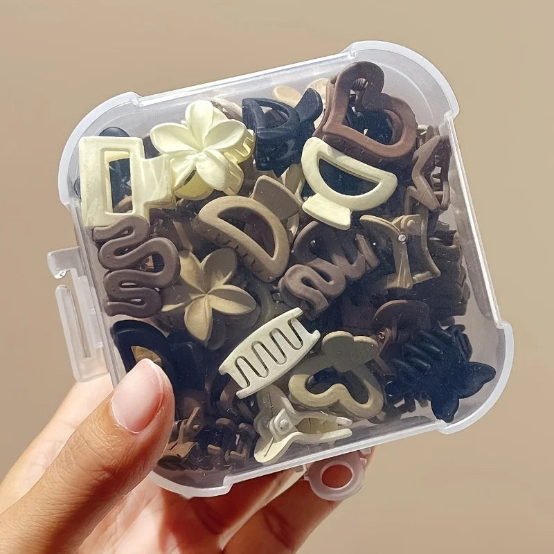 5/10/20/30 PCS Beige Mixed Pack Small Hair Clips – Cute Girls’ Accessories for Daily Wear, Special Occasions & Travel Gifts
