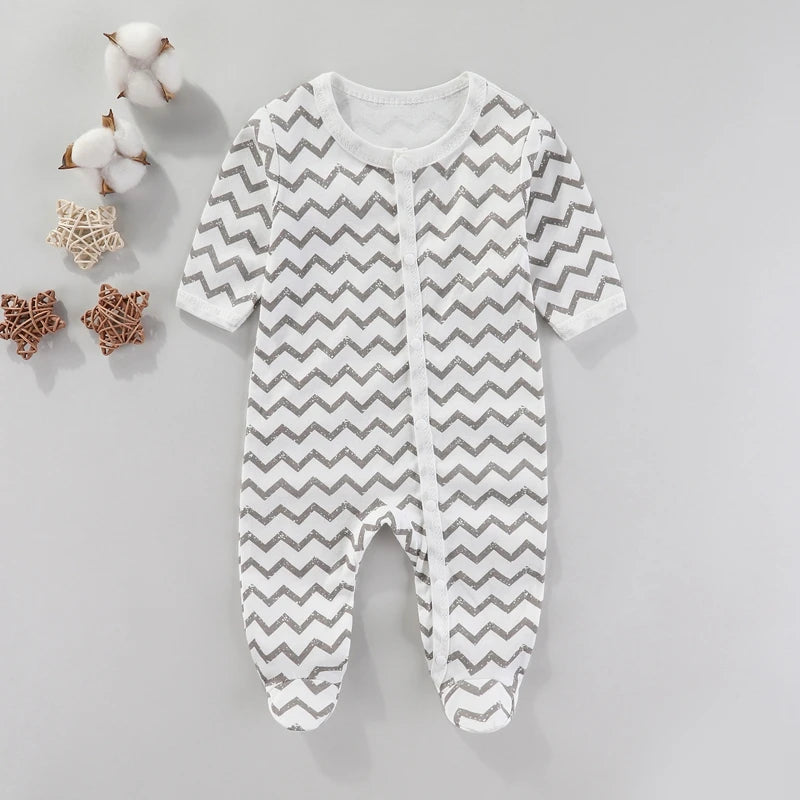 Newborn Baby Bodysuit & Romper – 0–9M