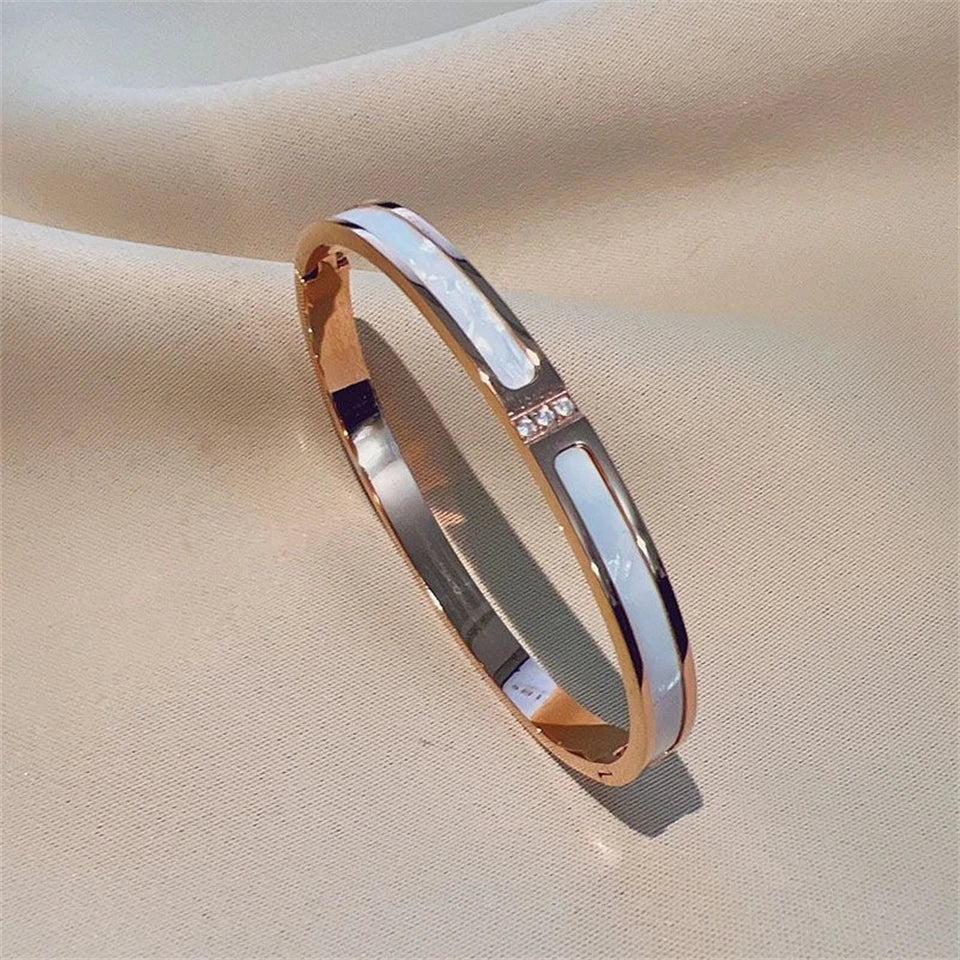ZAKOL Zirconia Stackable Bracelet Set