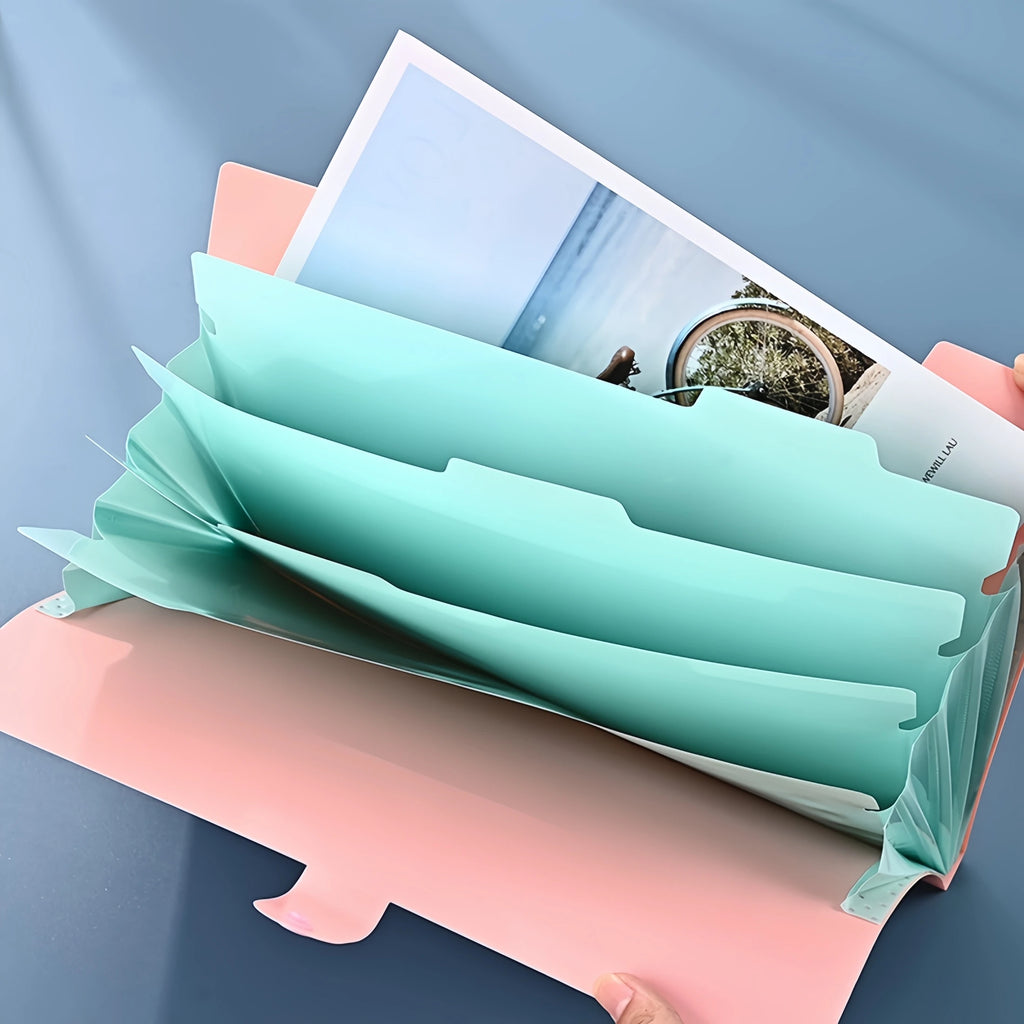 A4 Multi-Layer File Folder – Candy Colors