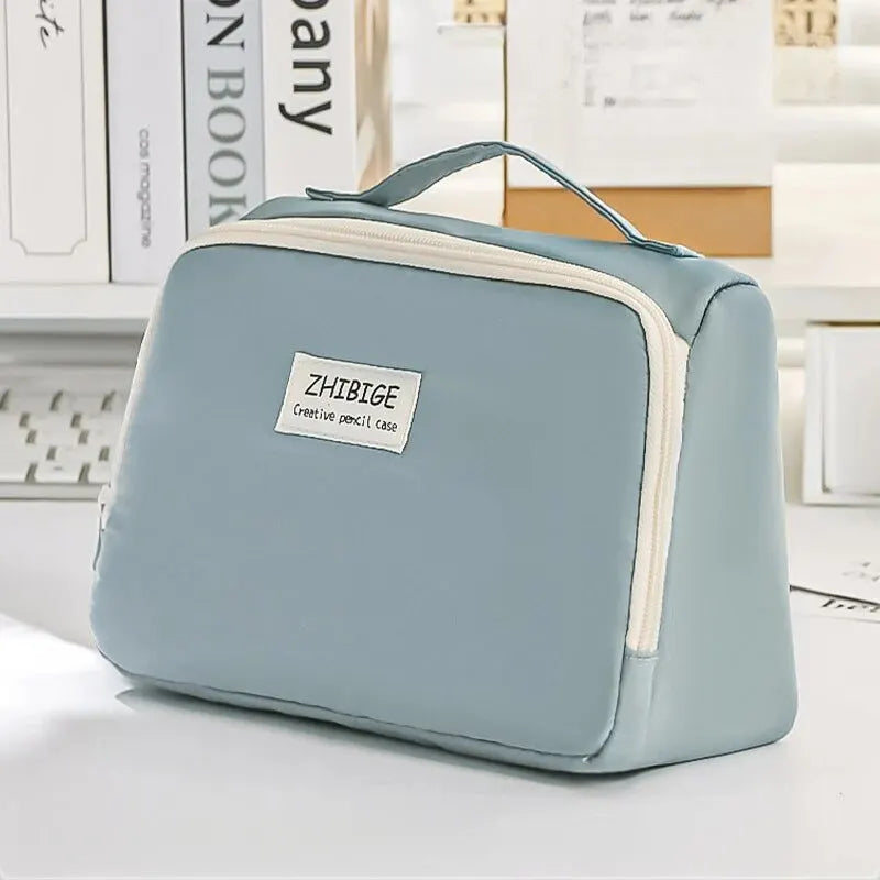 9-Layer Large Canvas Pencil Case – Multi-Functional