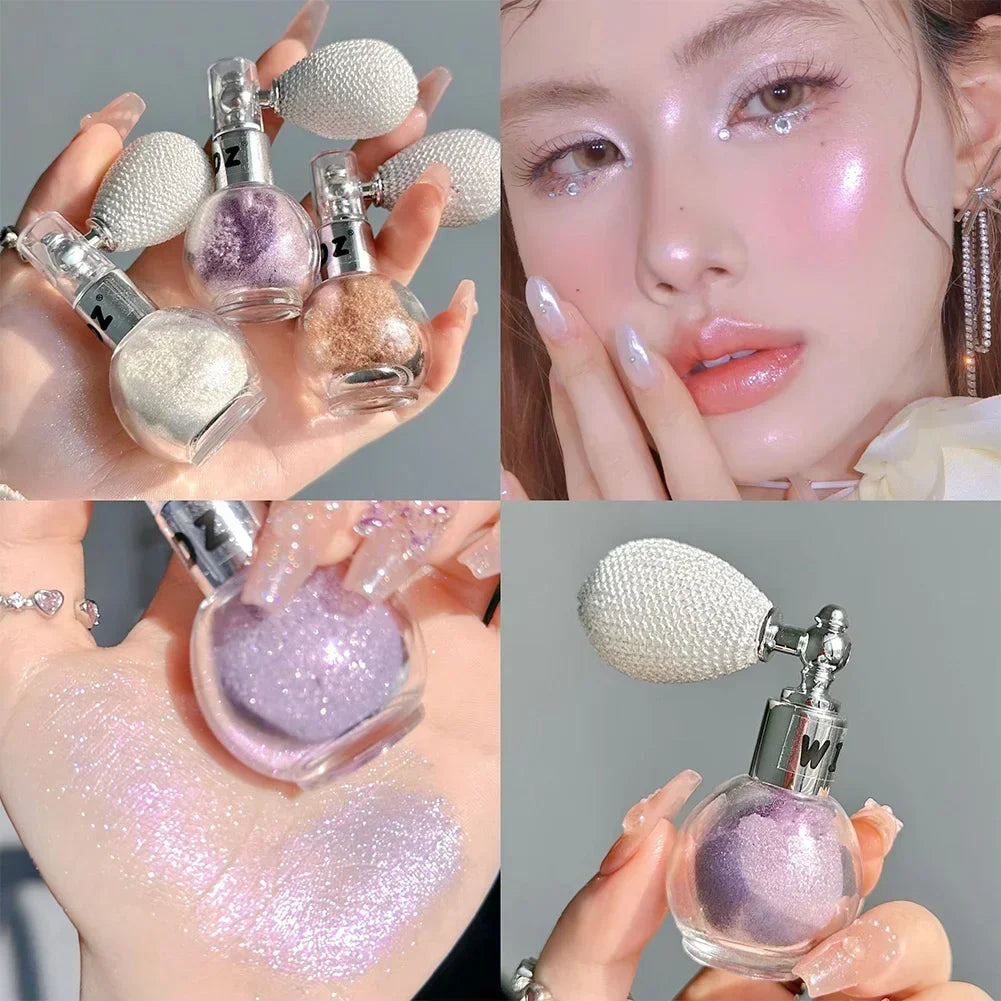 Diamond Shimmer Body & Face Highlighter Spray Powder