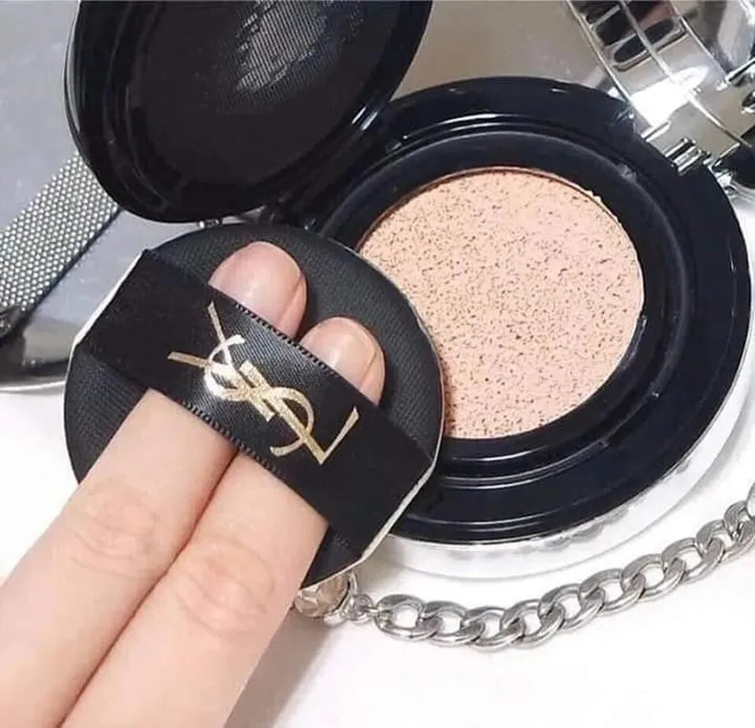 YSL Le Cushion Encre De Peau Luminous Matte Cushion Foundation 10 20 Long Lasting Flawless Coverage Oil Control Hydrating SPF5