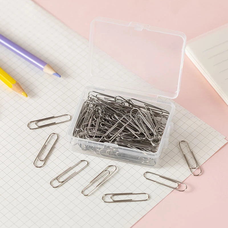 50pcs Colorful Metal Paper Clips – 28mm