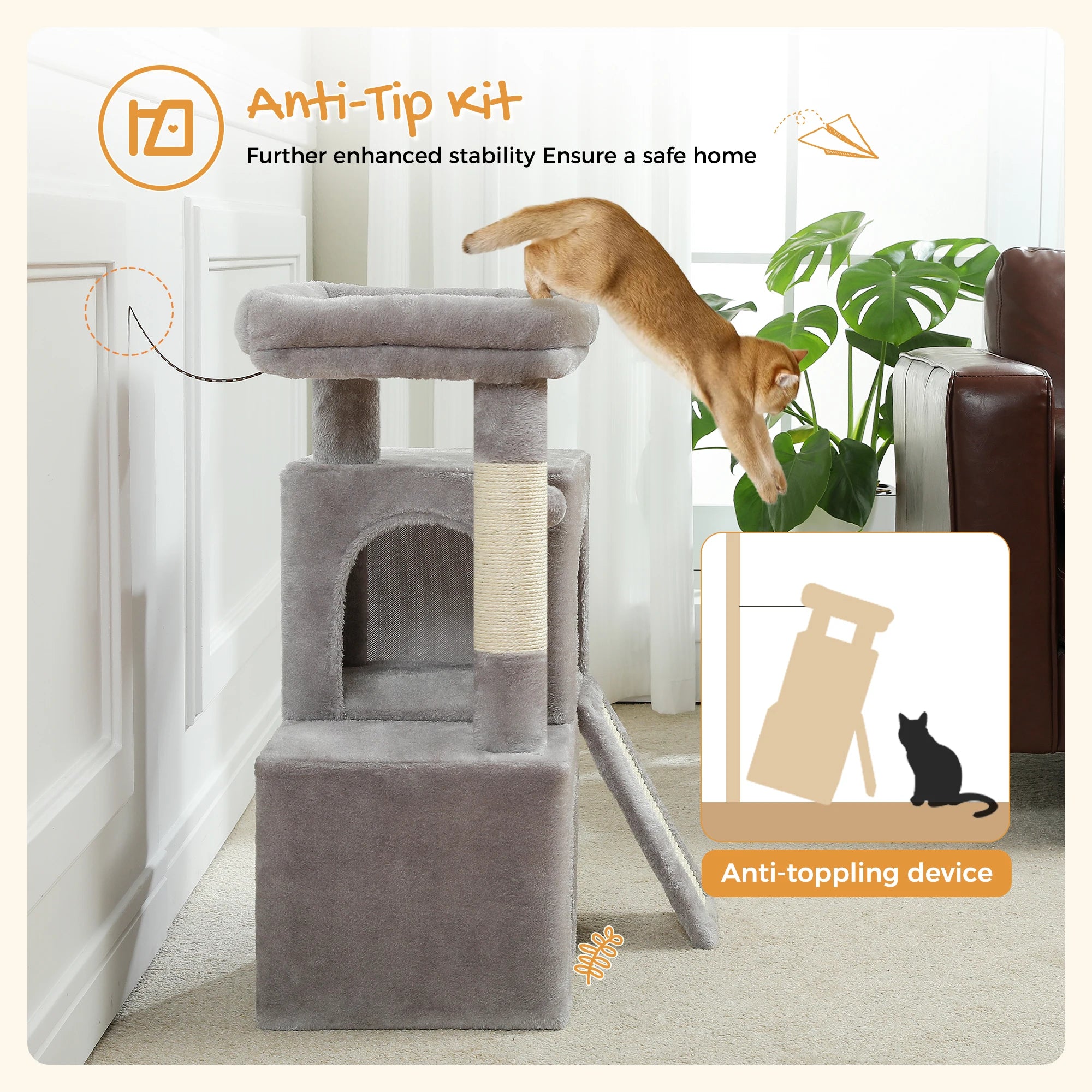 Multi-Level Cat Tower