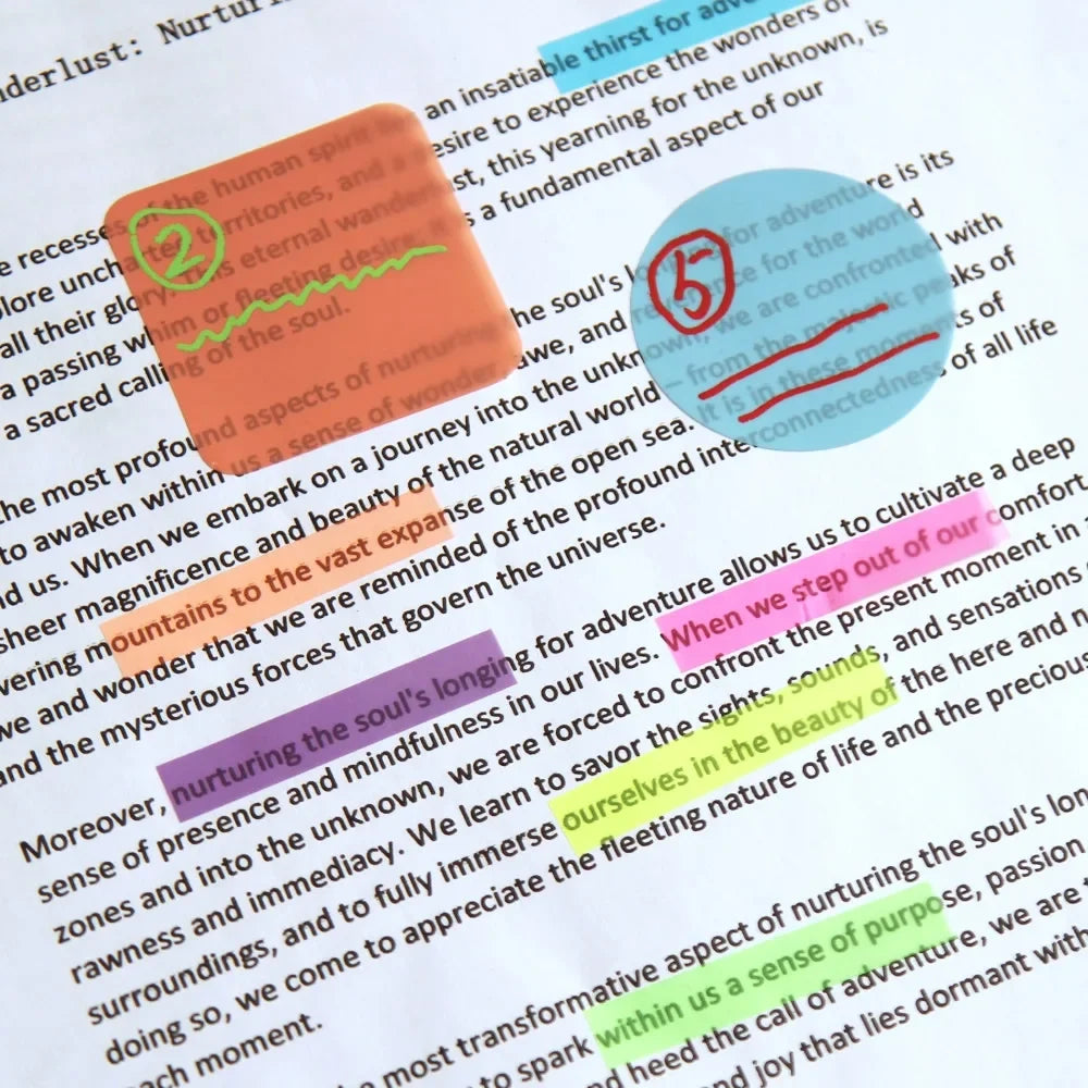Transparent Self-Adhesive Memo Pads – 200–3600 Sheets