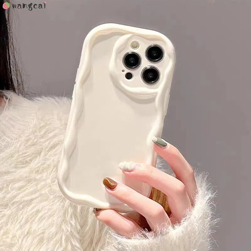 iPhone Case 6–16 – Cream & Wine Red
