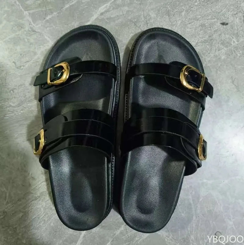 Women’s Classic Buckle Slippers