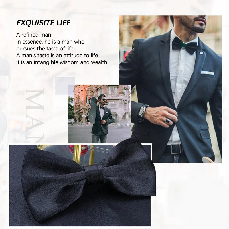 Men’s Black Bow Tie