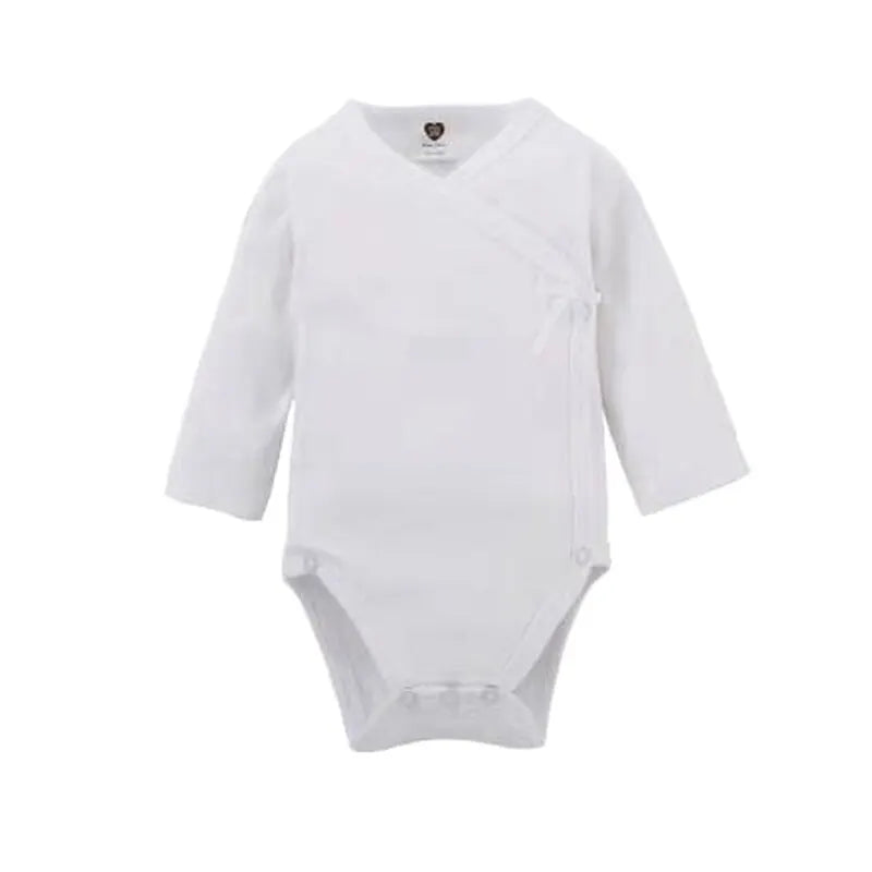 Bloom Baby 100% Cotton Long Sleeve Romper – Unisex Newborn Overalls