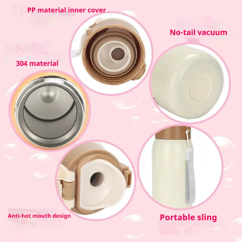 200/350ml Stainless Steel Pocket Thermos – Insulated