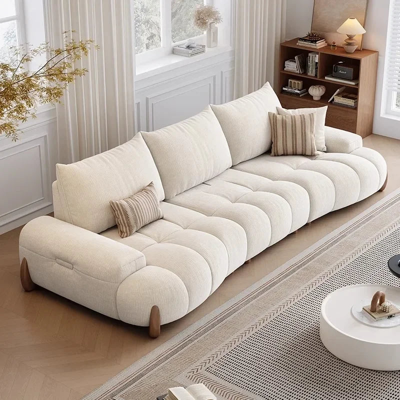 Narrow White Living Room Sofas Minimalist Nordic Curved 2 Seater Living Room Sofas Lazy Modern Woonkamerbanken Home Furniture