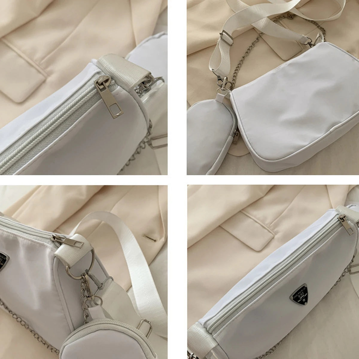 Fashion Nylon Crossbody Bag for Women – Casual Portable Underarm Shoulder Bag