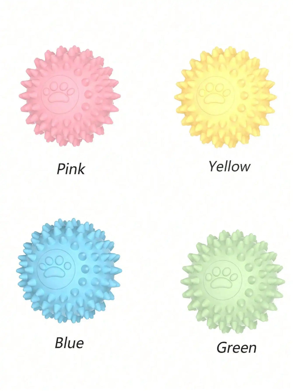 Interactive Rubber Chew Ball – Dog & Cat