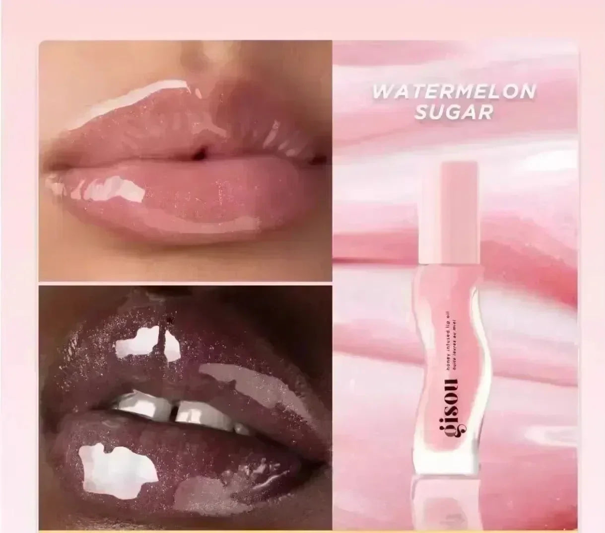 Gisou Plumping Lip Oil & Balm – Hydrating Gloss Care