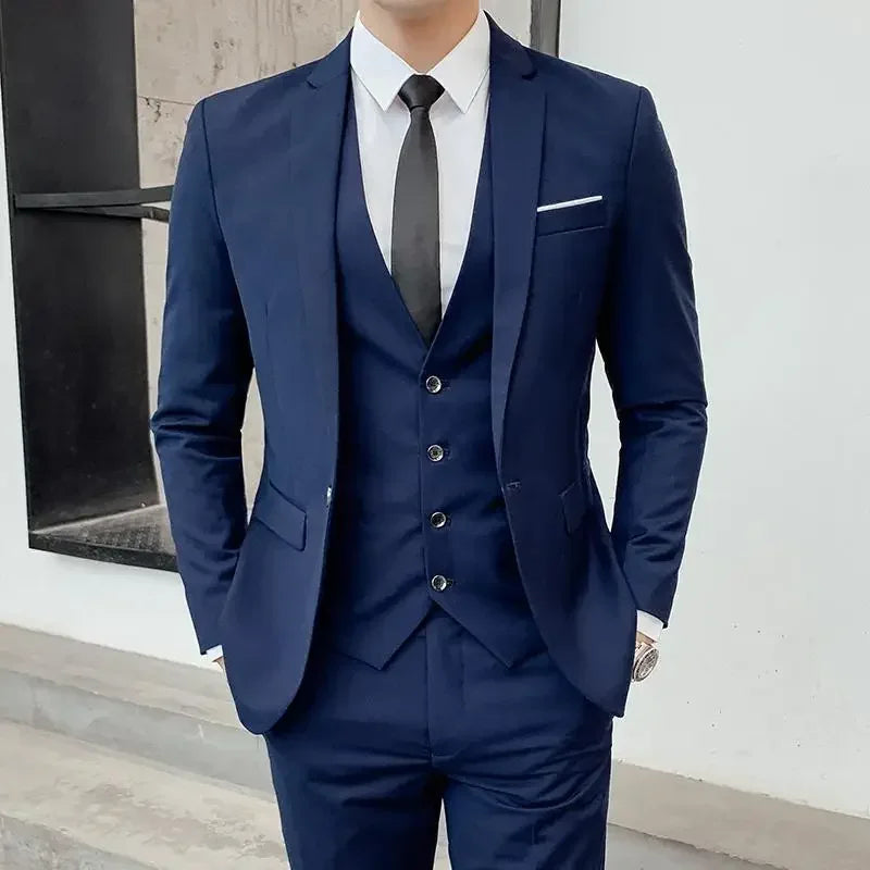Men’s Slim-Fit 3-Piece Suit