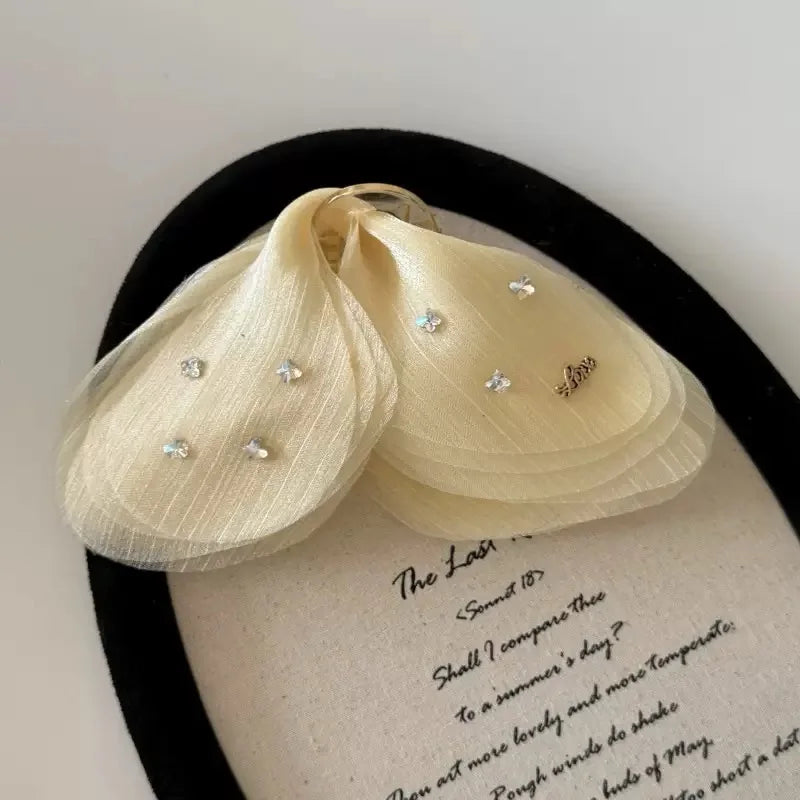 High-Grade Retro Simple Mesh Butterfly Hair Clip For Women