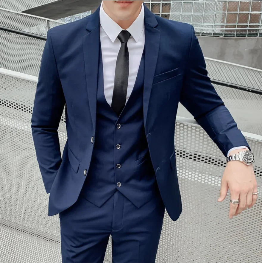 Men’s Slim-Fit 3-Piece Suit