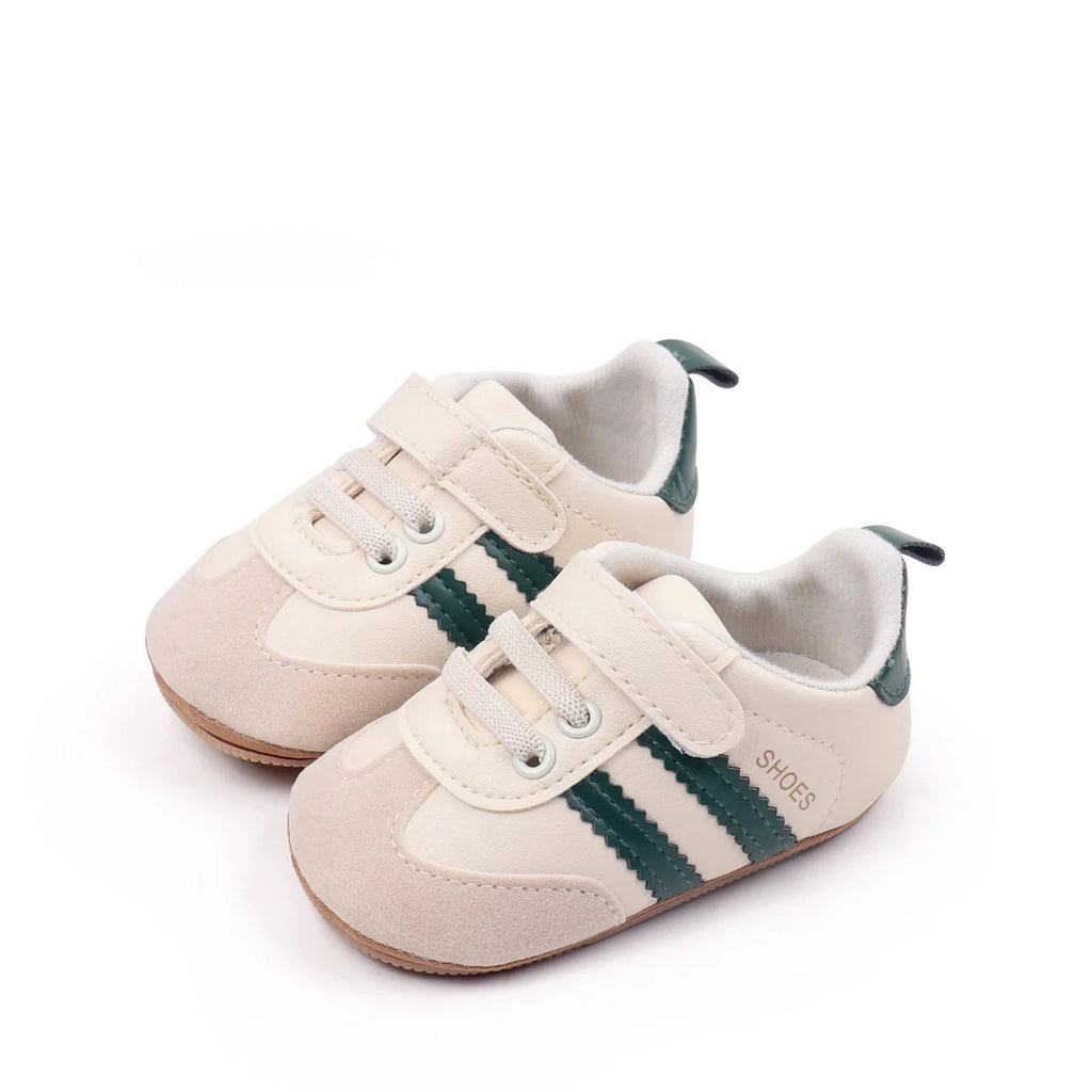 2025 Baby First Walking Shoes – Unisex PU Leather Toddler Sneakers 0-18M