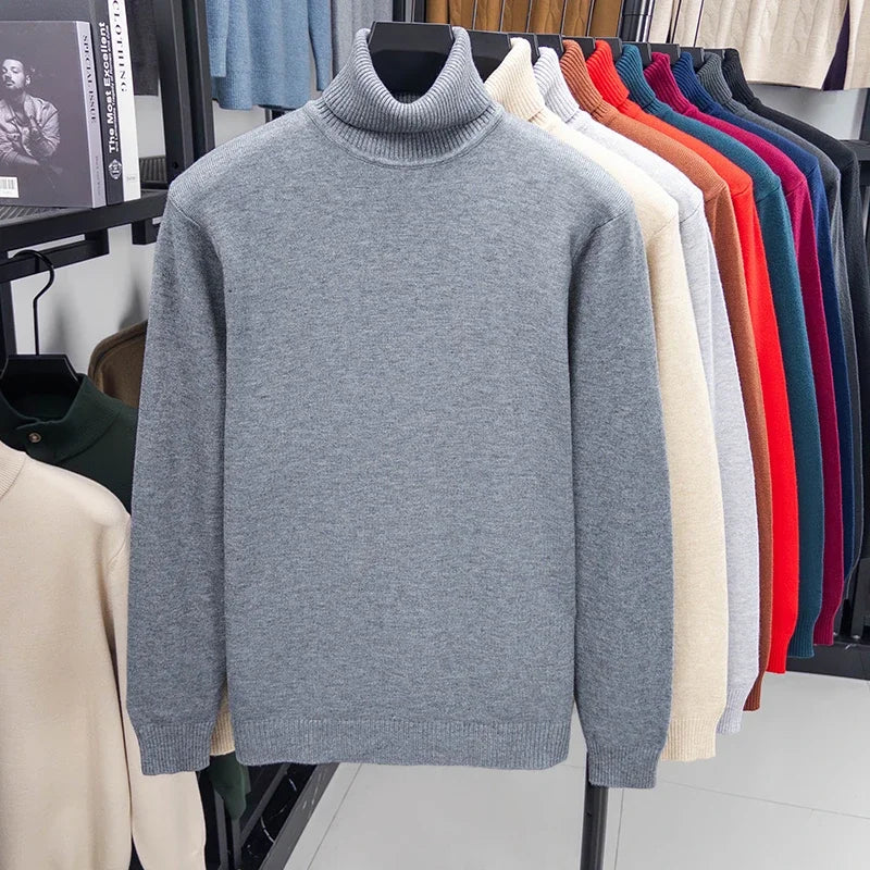 Men’s Knitted Turtleneck Sweater
