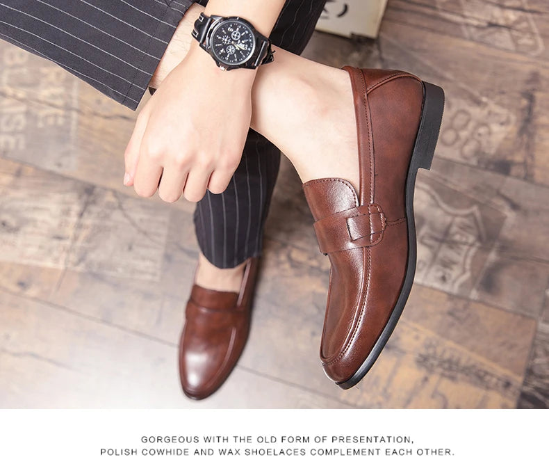 Men’s Casual Leather Loafers