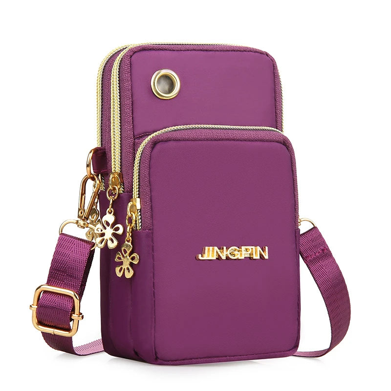 Women’s Mini Phone Crossbody Bag – Compact Coin & Running Neck Pouch