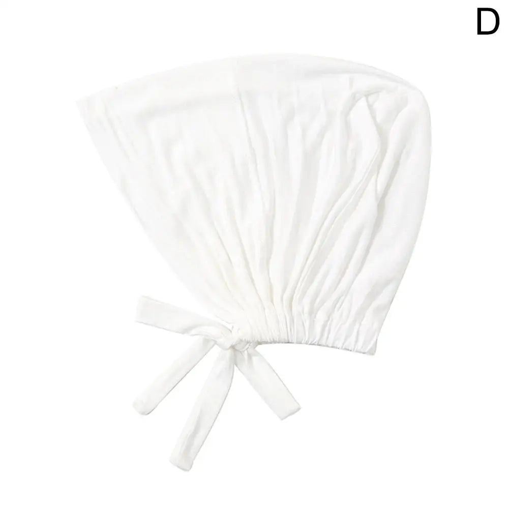 Womens Muslim Stretch Turban Cap Soft Modal Muslim Hat Headscarf Inner Turban Underscarf Modal Hat Bonnet Chiffon Islamic H E4H1