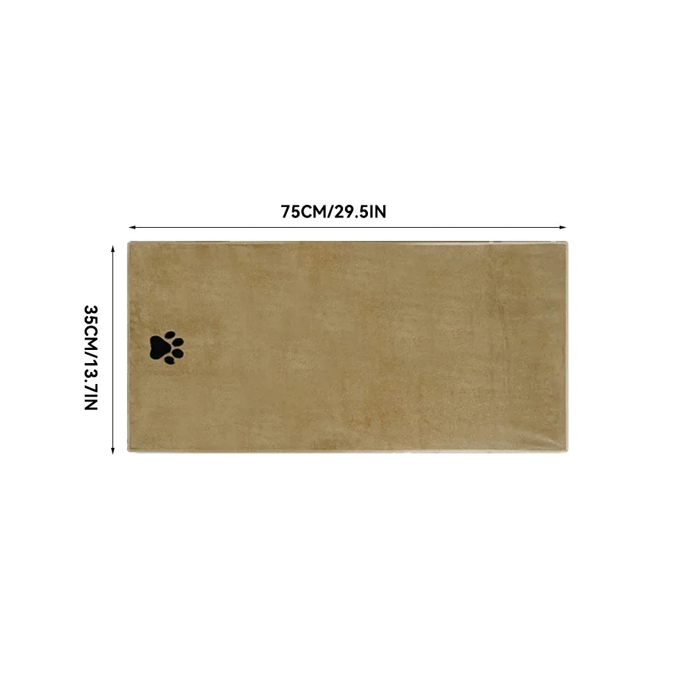 Microfiber Pet Bath Towel – Super Soft & Absorbent