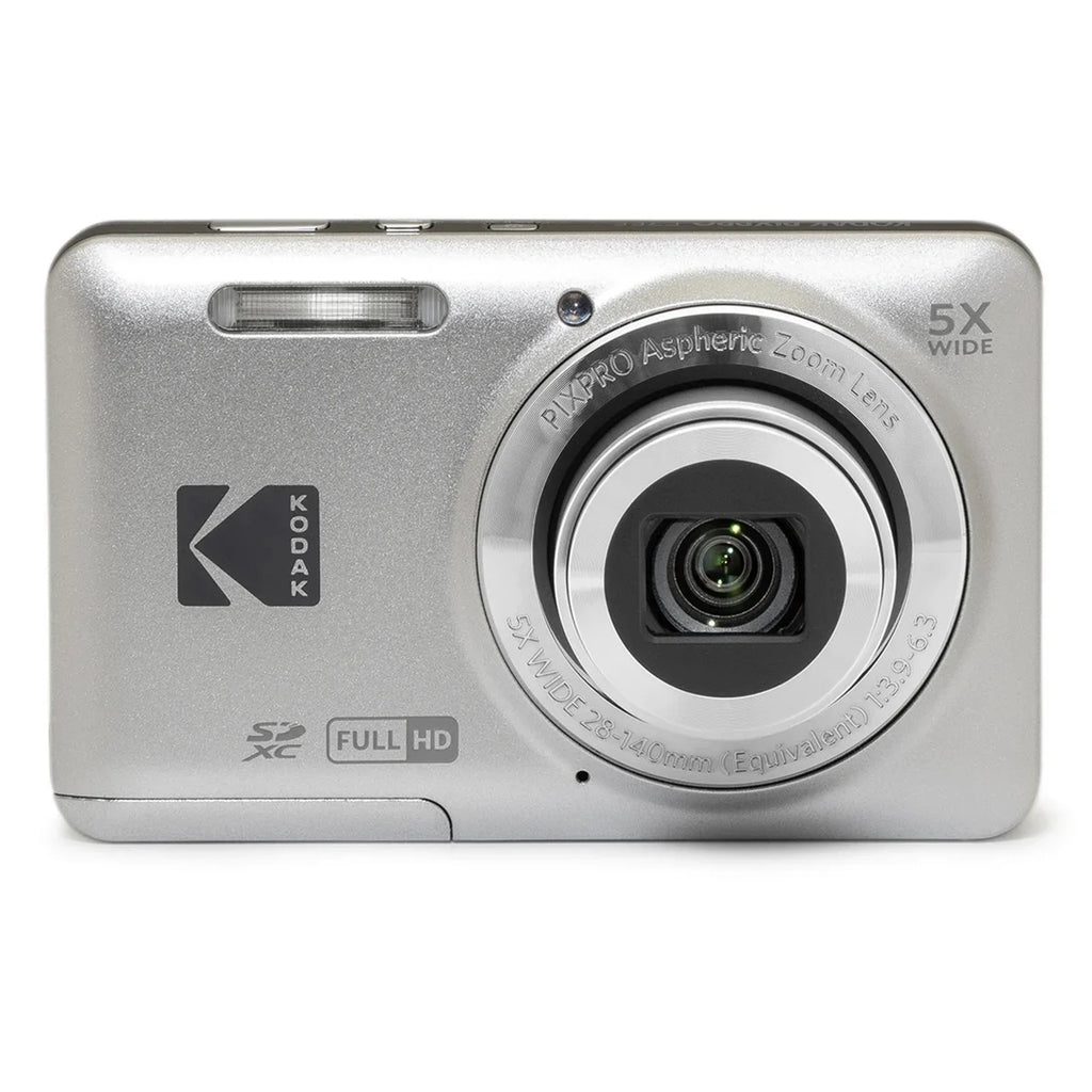 KODAK PIXPRO FZ55-RD 16MP Digital Camera 5X Optical Zoom 28mm Wide Angle 1080P Full HD Video 2.7" LCD Vlogging Camera