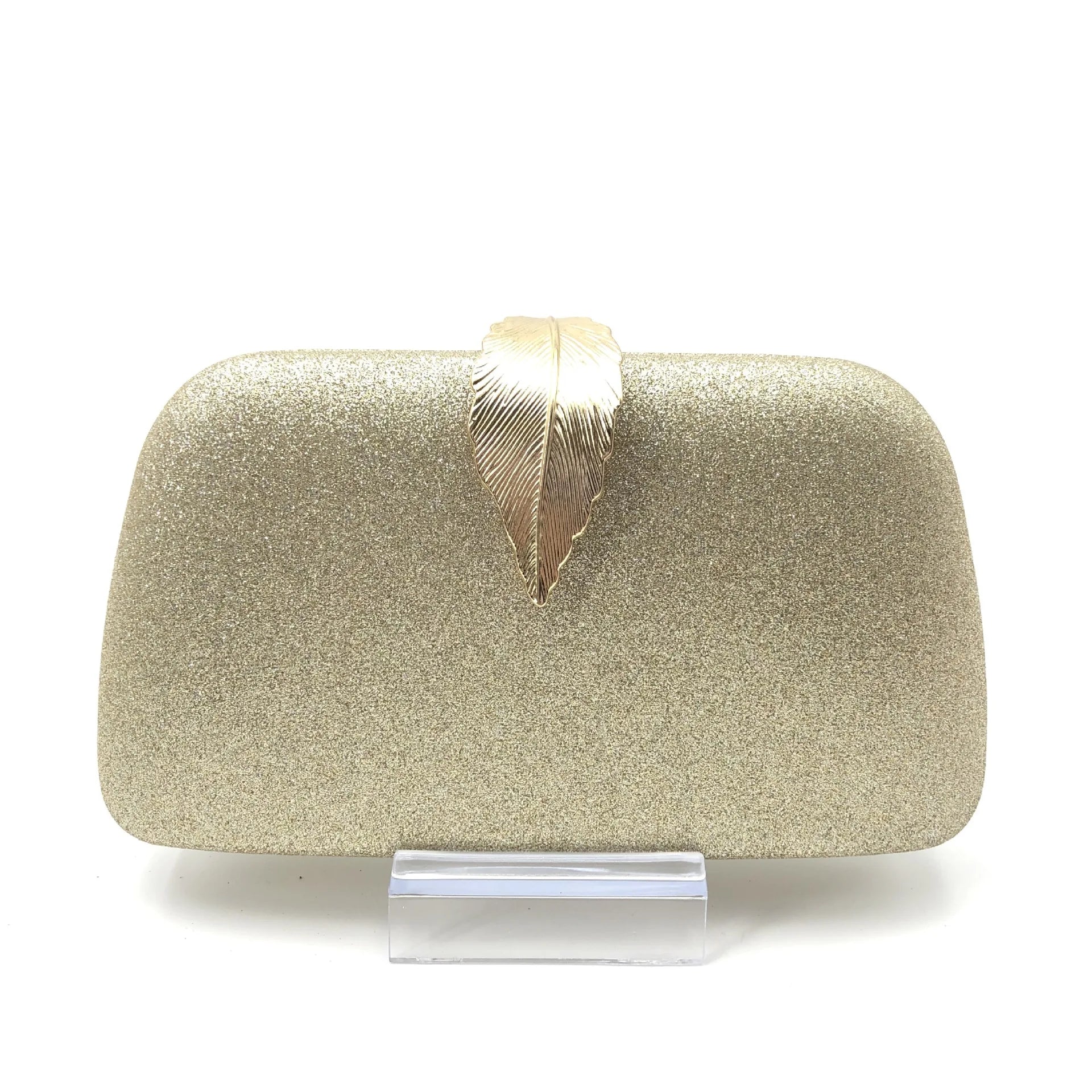 Elegant Evening Clutch Bag with Chain Strap in Acrylic for Women Suitable for Banquets And Cross-Border Events Hard Shell Squ...