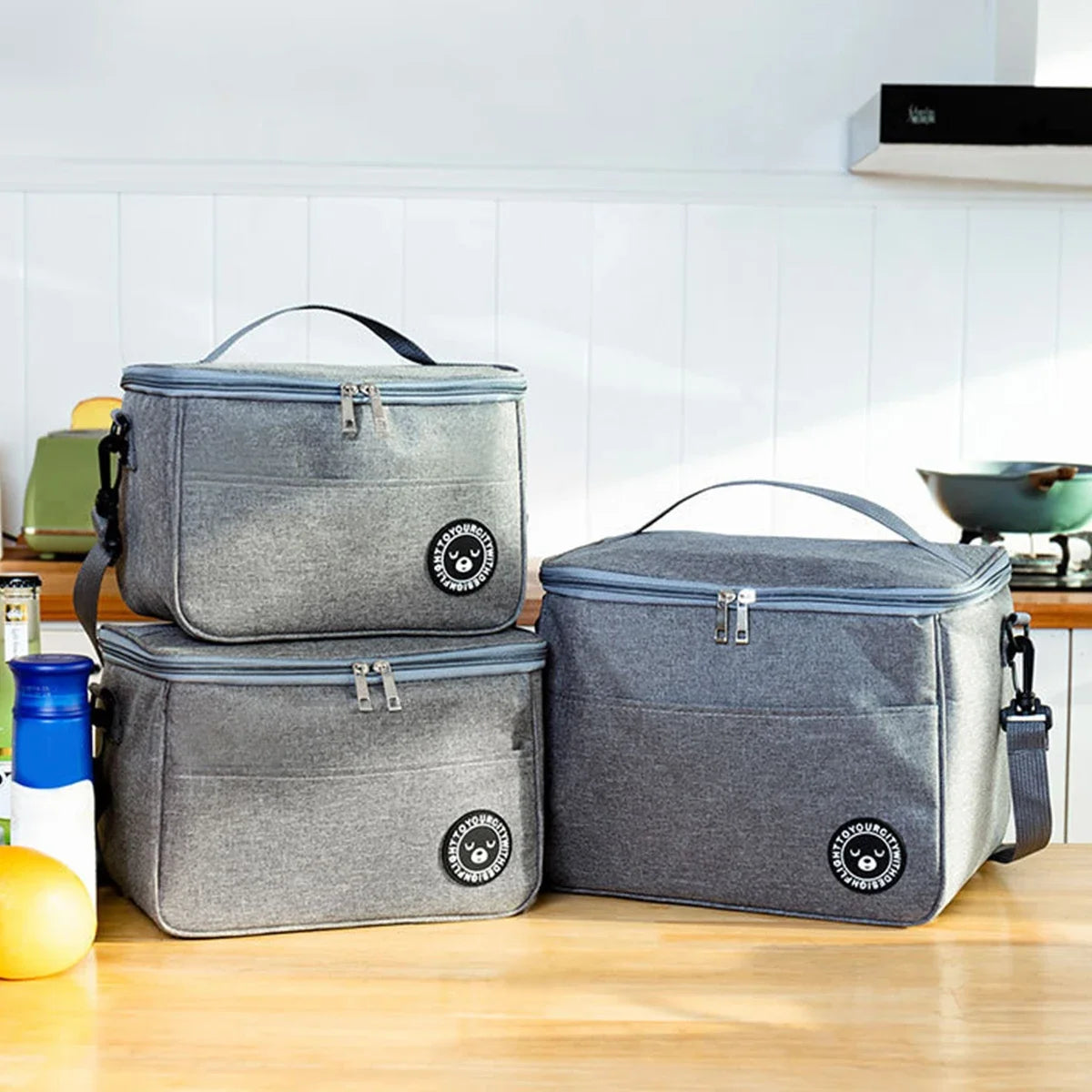 Insulated Lunch Tote Bag – Thickened Aluminum Foil Bento Bag for Office & Students