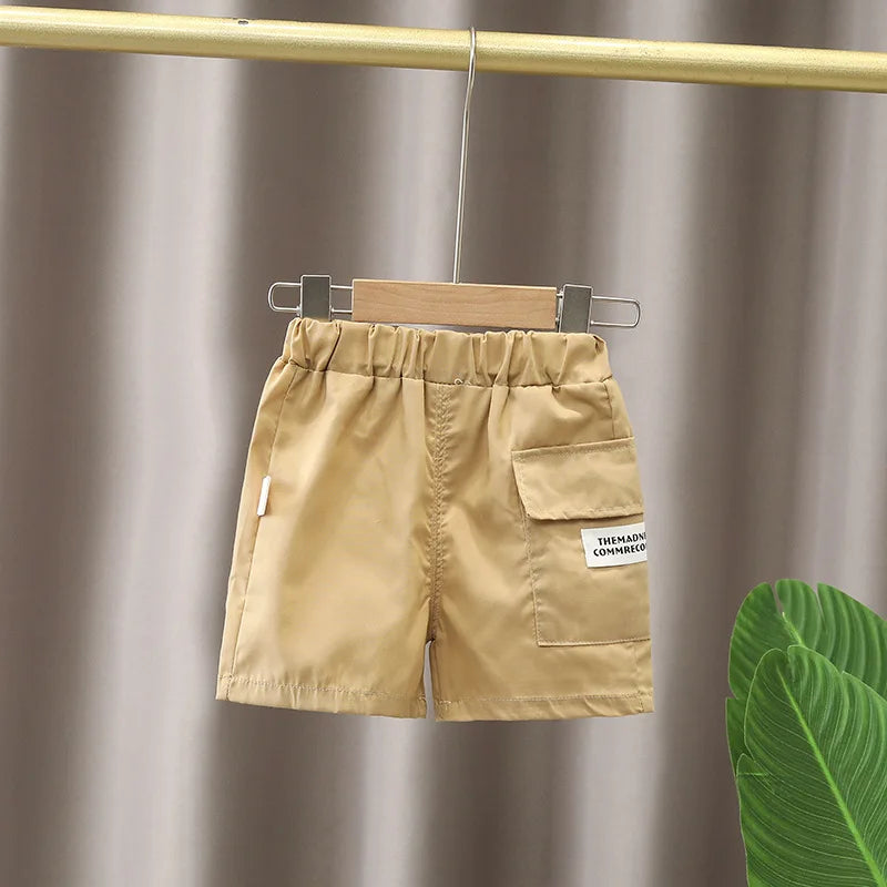 Kids Summer Set – Cotton Cartoon Polo & Shorts (4-6Y)