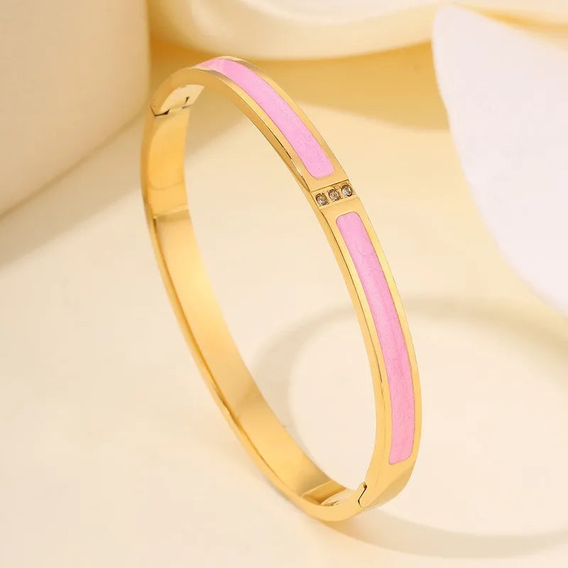 ZAKOL Zirconia Stackable Bracelet Set