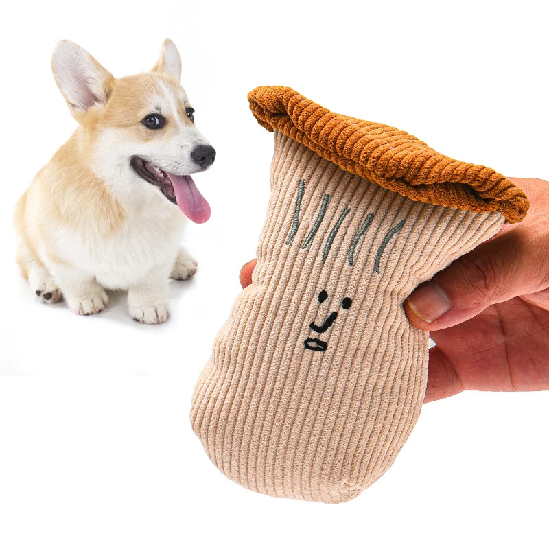 Plush Squeaky Dog Toy (Vegetable Series)