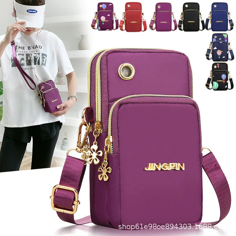 Women’s Mini Phone Crossbody Bag – Compact Coin & Running Neck Pouch