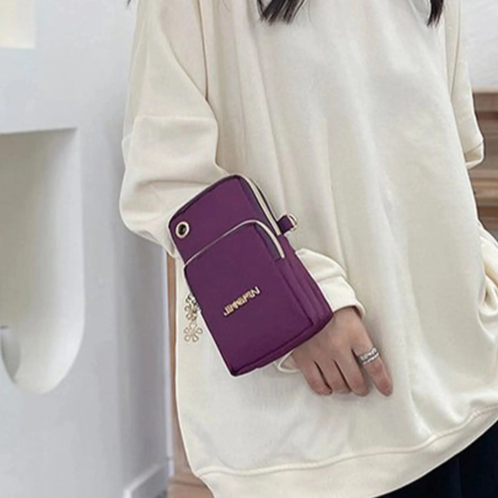 Women’s Mini Phone Crossbody Bag – Compact Coin & Running Neck Pouch