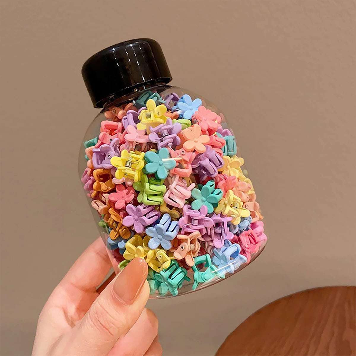 100pes/Can Girl Baby Bangs And Broken Hair Tool Hair Grabbing Claw Baby Small Mini Hair Clip, Hair Grabbing Accessory