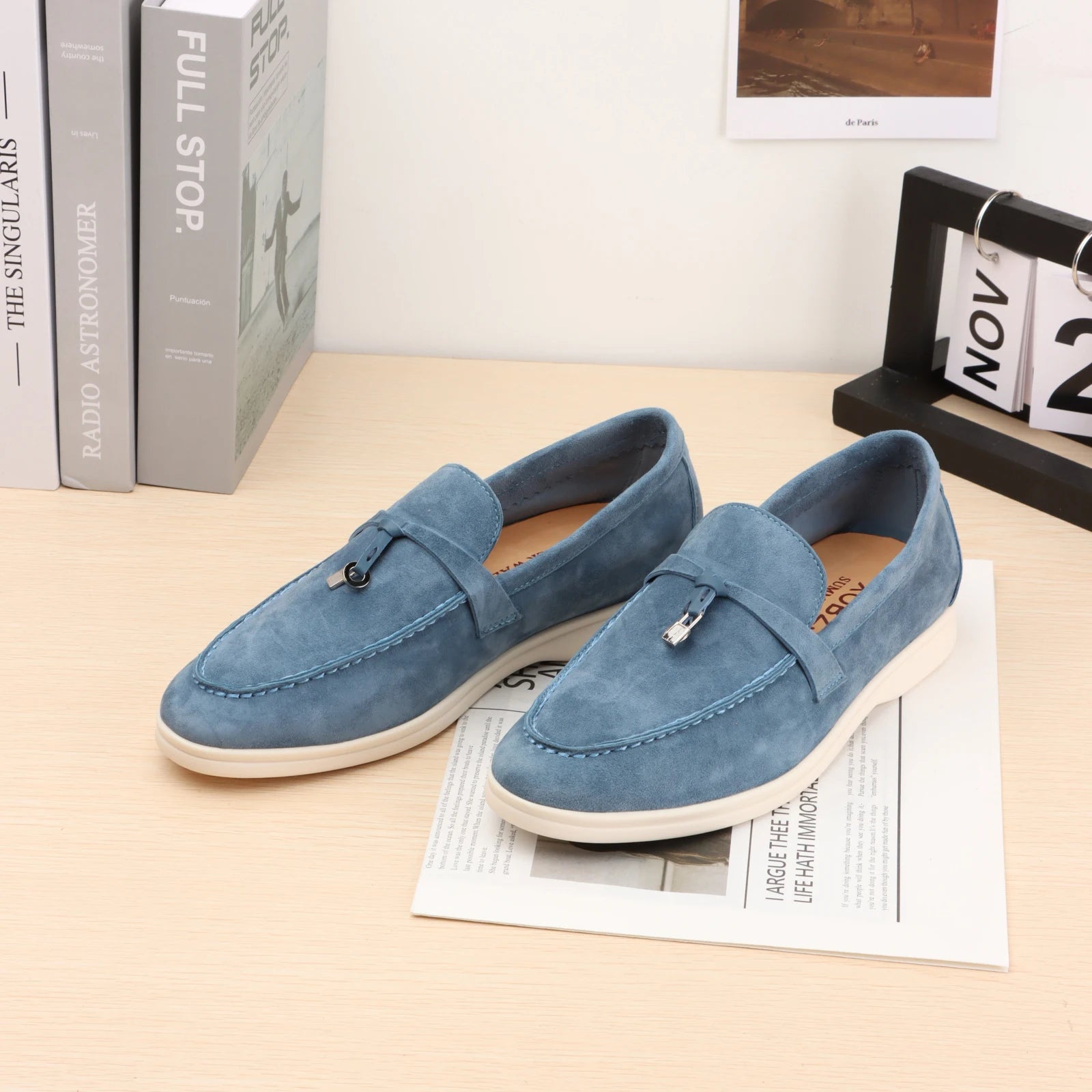 XOBZJH Leather Loafers