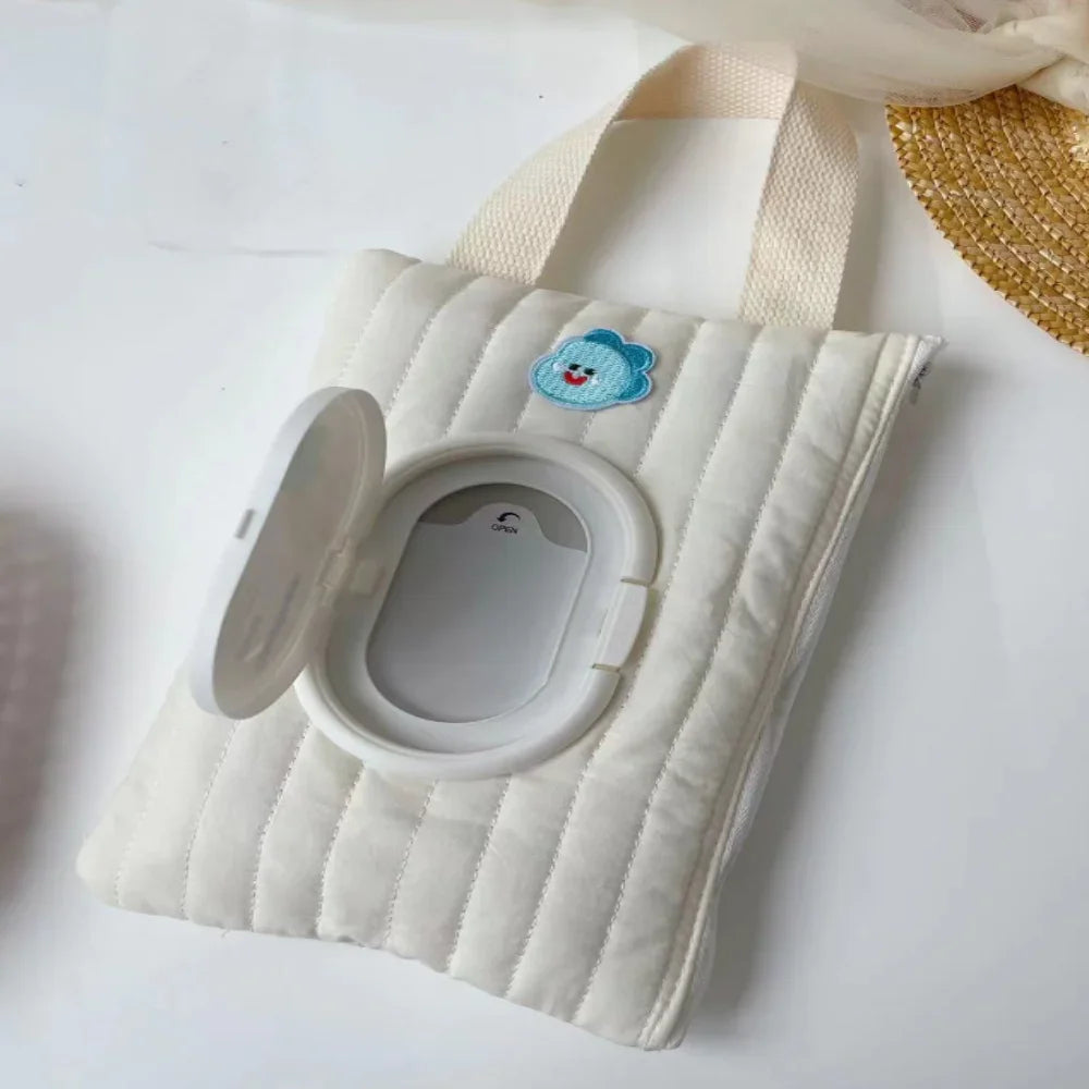 Cartoon Bear Tissue Box – Portable Hanging Bag