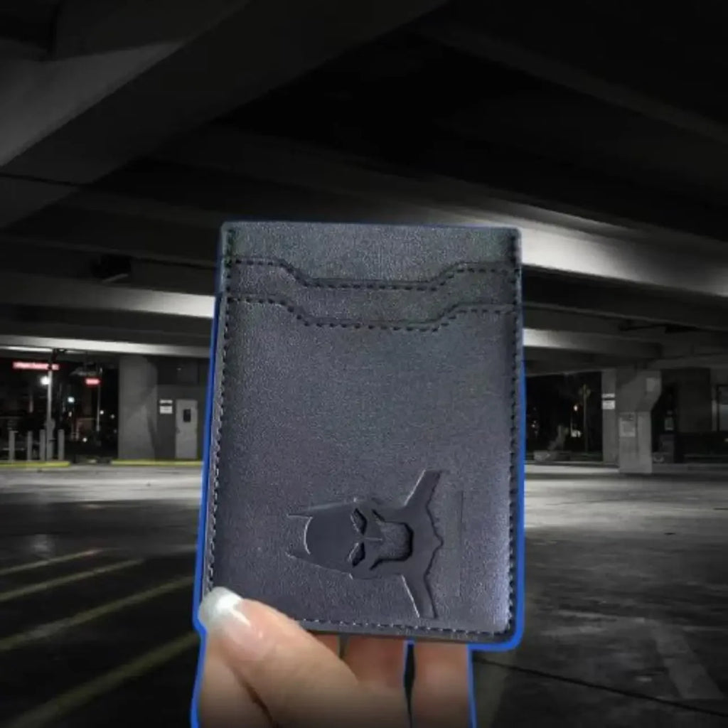 Bat ID Slim Leather Wallet