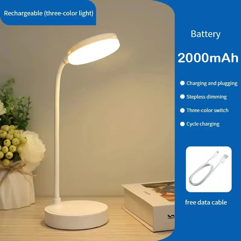 Portable LED Desk Lamp – Eye Protection & 3 Modes