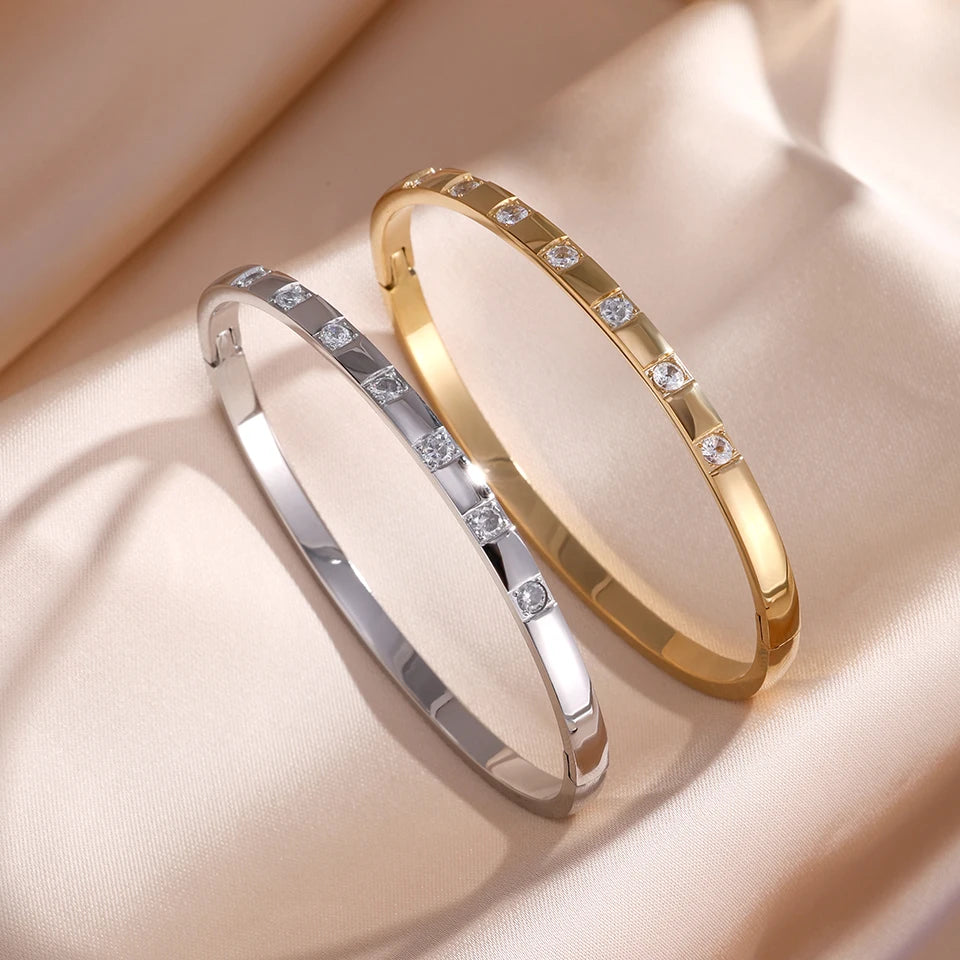 18K Gold-Plated CZ Bracelet